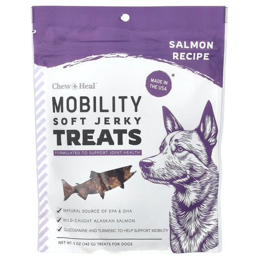 Wild-Caught Salmon Jerky Treats for Joint Mobility in Dogs - Image 1