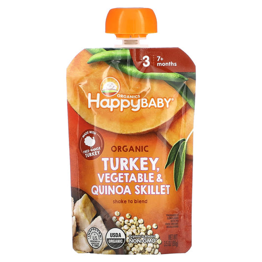 Happy Baby Organic Turkey & Quinoa Skillet, 7+ Months, USDA Organic - Image 1