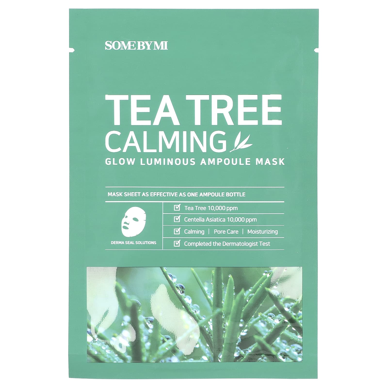 SOME BY MI, Tea Tree Calming, Glow Luminous Ampoule Beauty Mask, 1 Sheet Mask, 0.88 oz (25 g) - Image 1