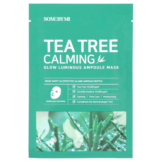 SOME BY MI, Tea Tree Calming, Glow Luminous Ampoule Beauty Mask, 1 Sheet Mask, 0.88 oz (25 g) - Image 1