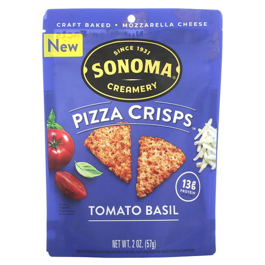 Sonoma Creamery, Pizza Crisps, Tomato Basil, 2 oz (57 g) - Image 1