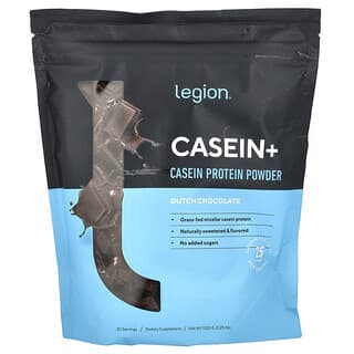 Dutch Chocolate Casein Protein Powder by Legion Athletics - 100% Natural & Delic