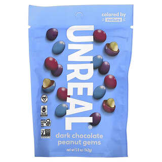 Dark Chocolate Peanut Gems by Unreal: Rich, Fair Trade Snacks