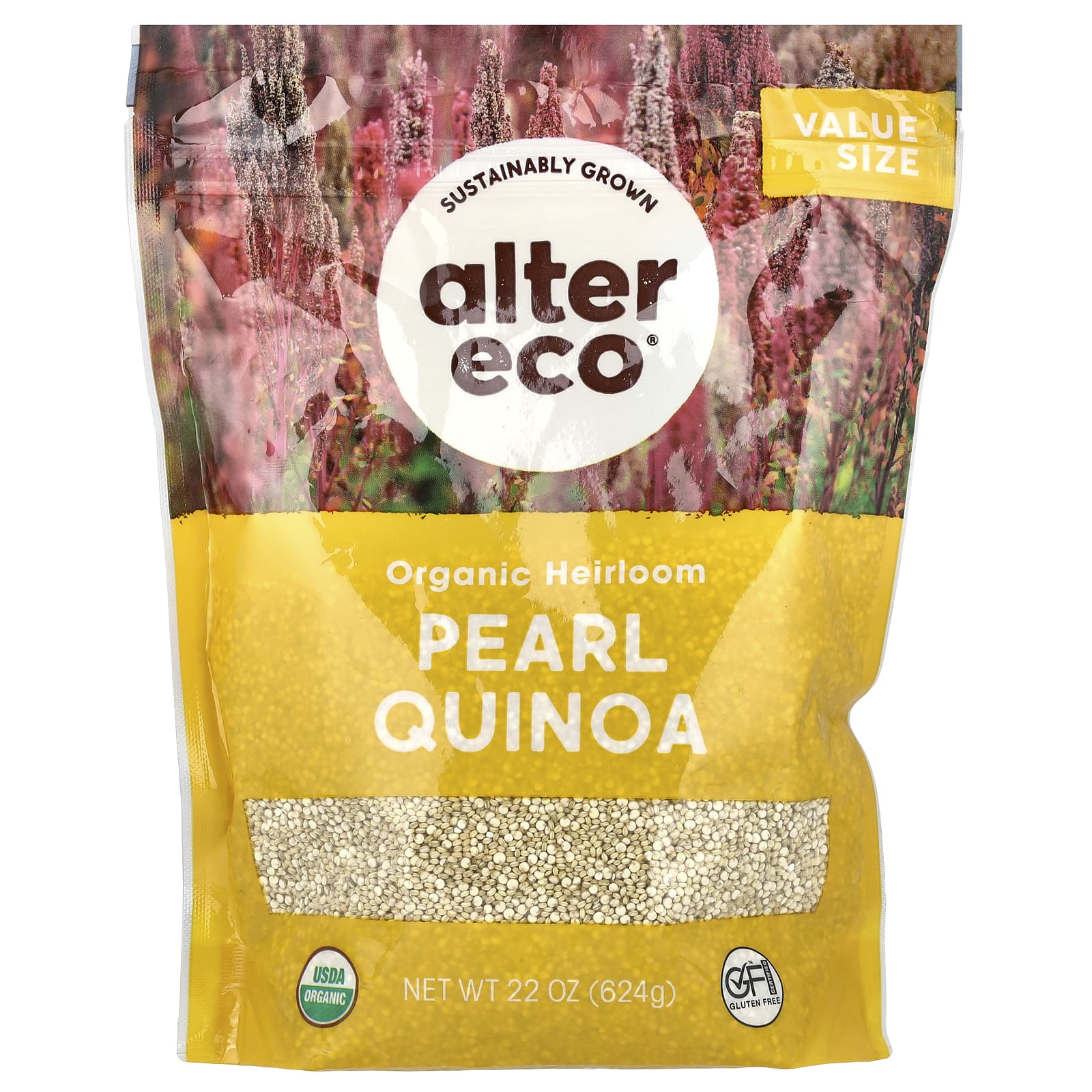 Organic Heirloom Pearl Quinoa by Alter Eco - Fair Trade & Gluten-Free - Image 1