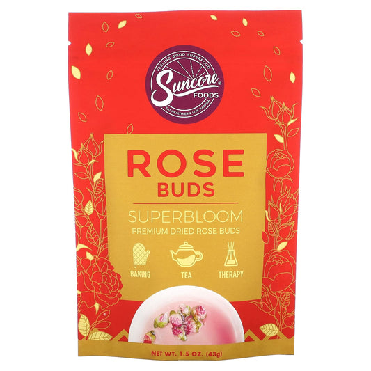 Suncore Foods, Rose Buds, 1.5 oz (43 g) - Image 1