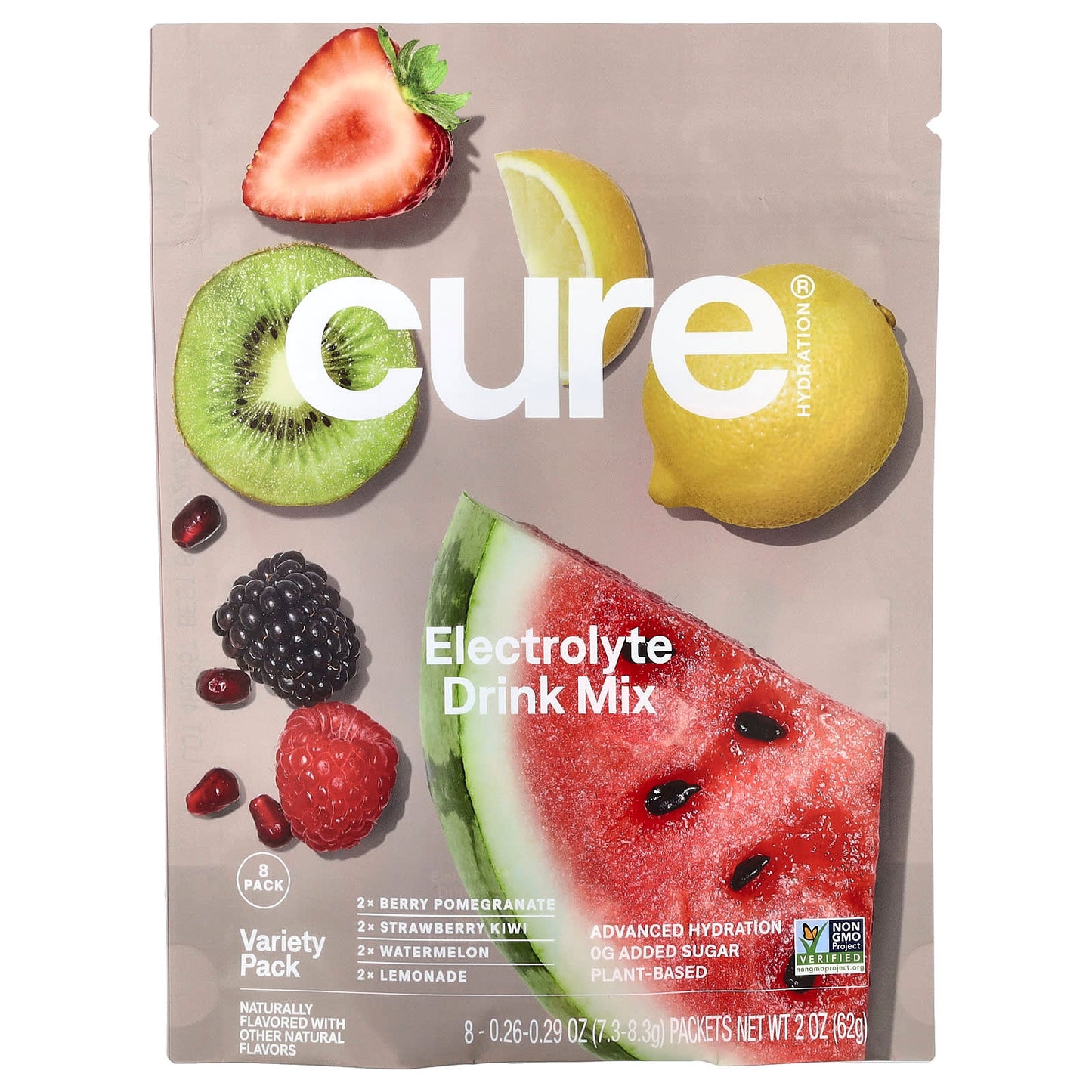 Stay Hydrated with Cure Hydration Electrolyte Drink Mix - 8 Packets - Image 1