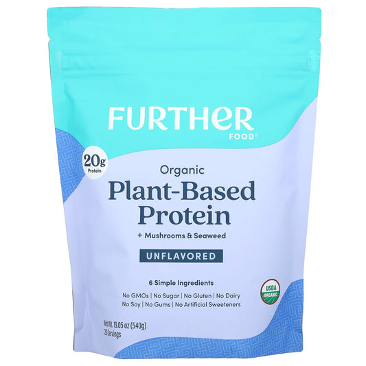Organic Plant-Based Protein Powder with Mushrooms & Seaweed by Further Food - Image 1