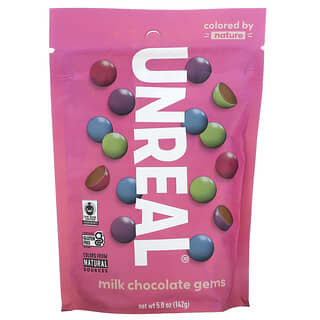 Rich, Fair Trade Milk Chocolate Gems by Unreal