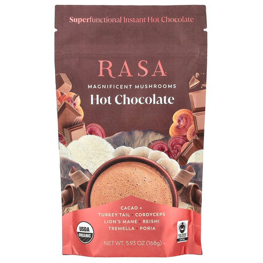 Rasa, Magnificent Mushrooms, Hot Chocolate , 5.93 oz (168 g) - Image 1
