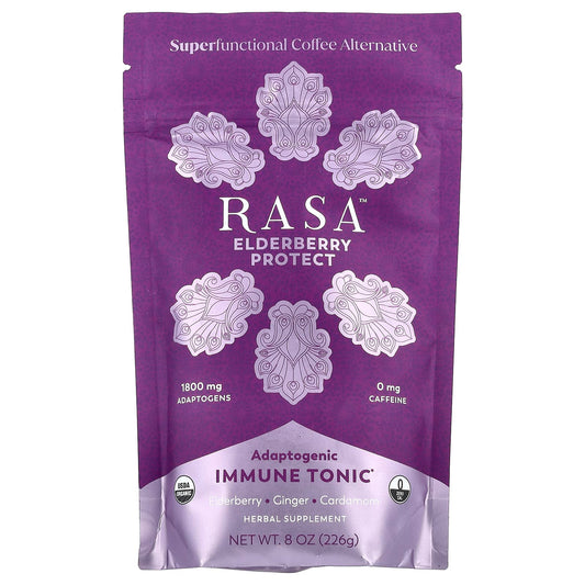 Rasa, Adaptogenic Immune Tonic, Elderberry Protect, 8 oz (226 g) - Image 1