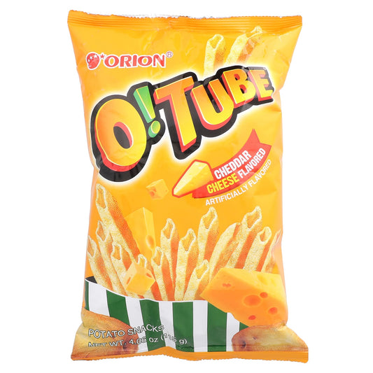 Orion, O! Tube, Potato Snacks, Cheddar Cheese, 4.06 oz (115 g) - Image 1