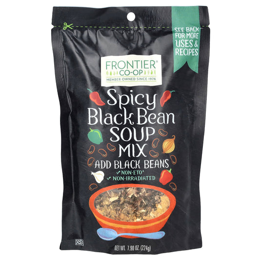 Hearty Spicy Black Bean Soup Mix by Frontier Co-op - 7.9 oz (224 g) - Image 1