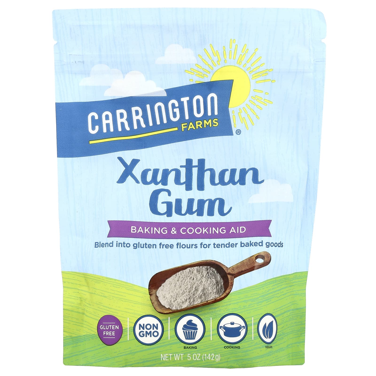 Gluten-Free Xanthan Gum by Carrington Farms, 5 oz (142g) - Image 1