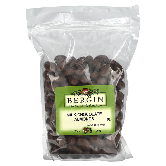 Rich Milk Chocolate Almonds from Bergin Fruit and Nut Co - 20 oz - Image 1