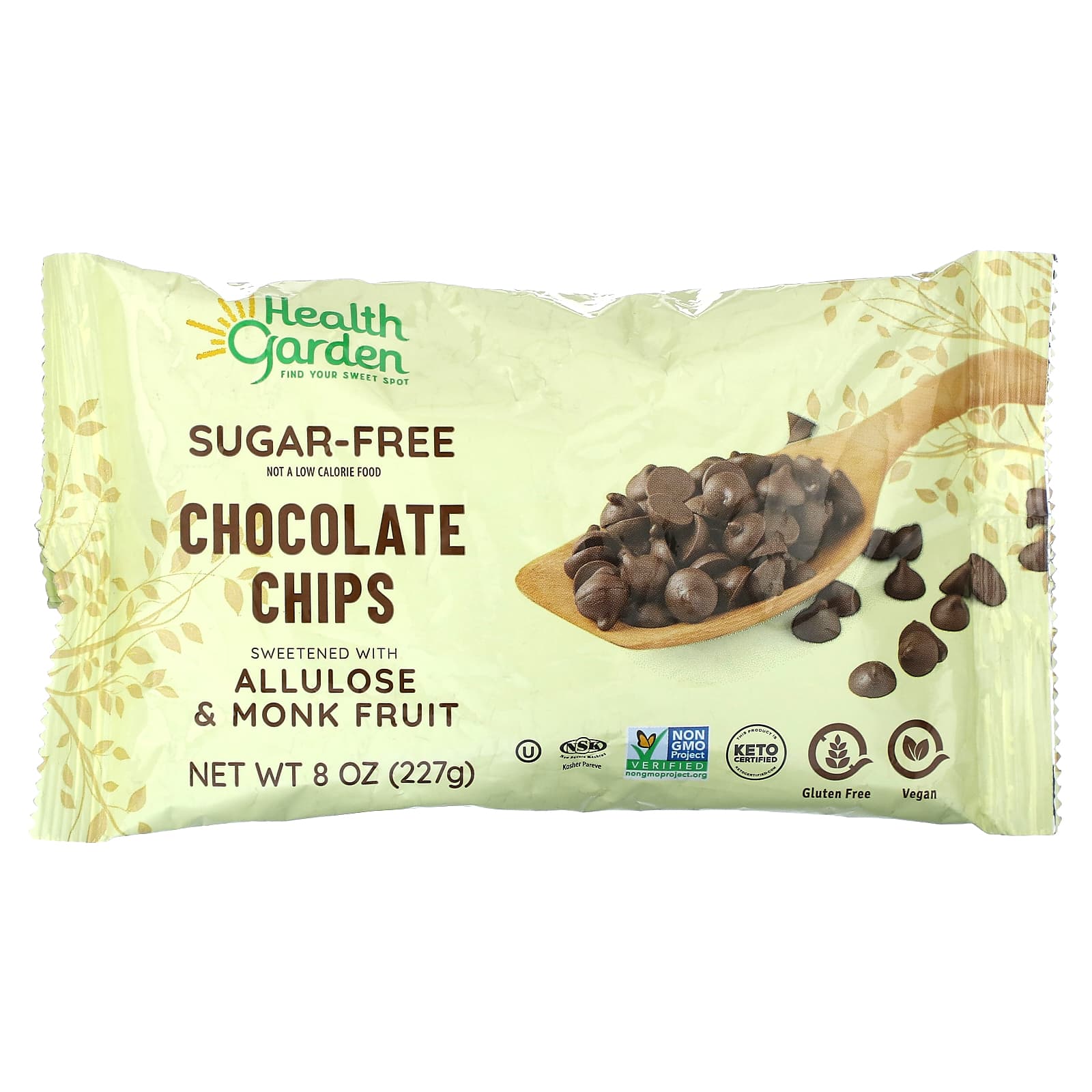Sugar-Free Chocolate Chips by Health Garden - Keto Certified, Vegan - Image 1