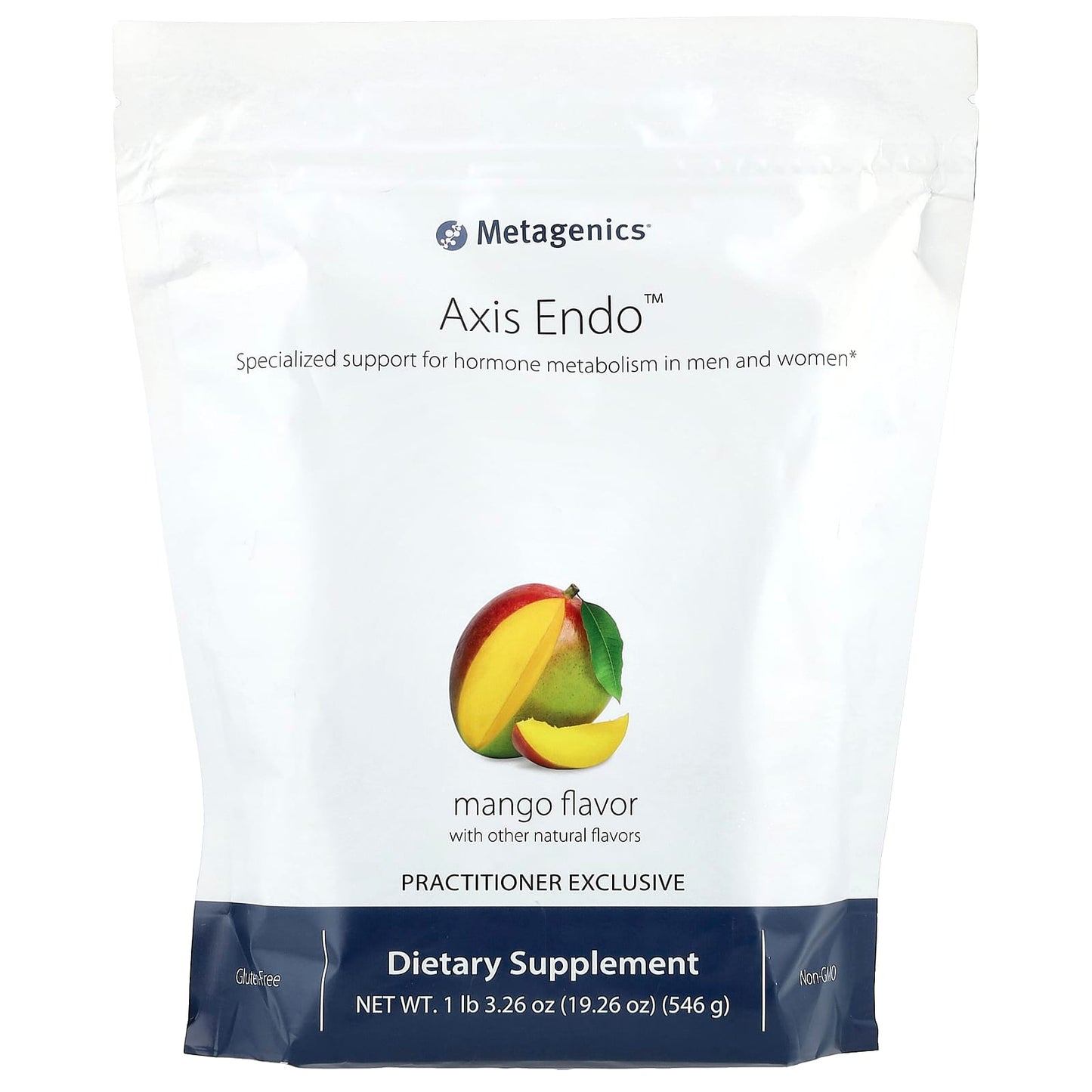 Metagenics, Axis Endo™, Mango , 1 lb 3.26 oz (546 g) - Image 1