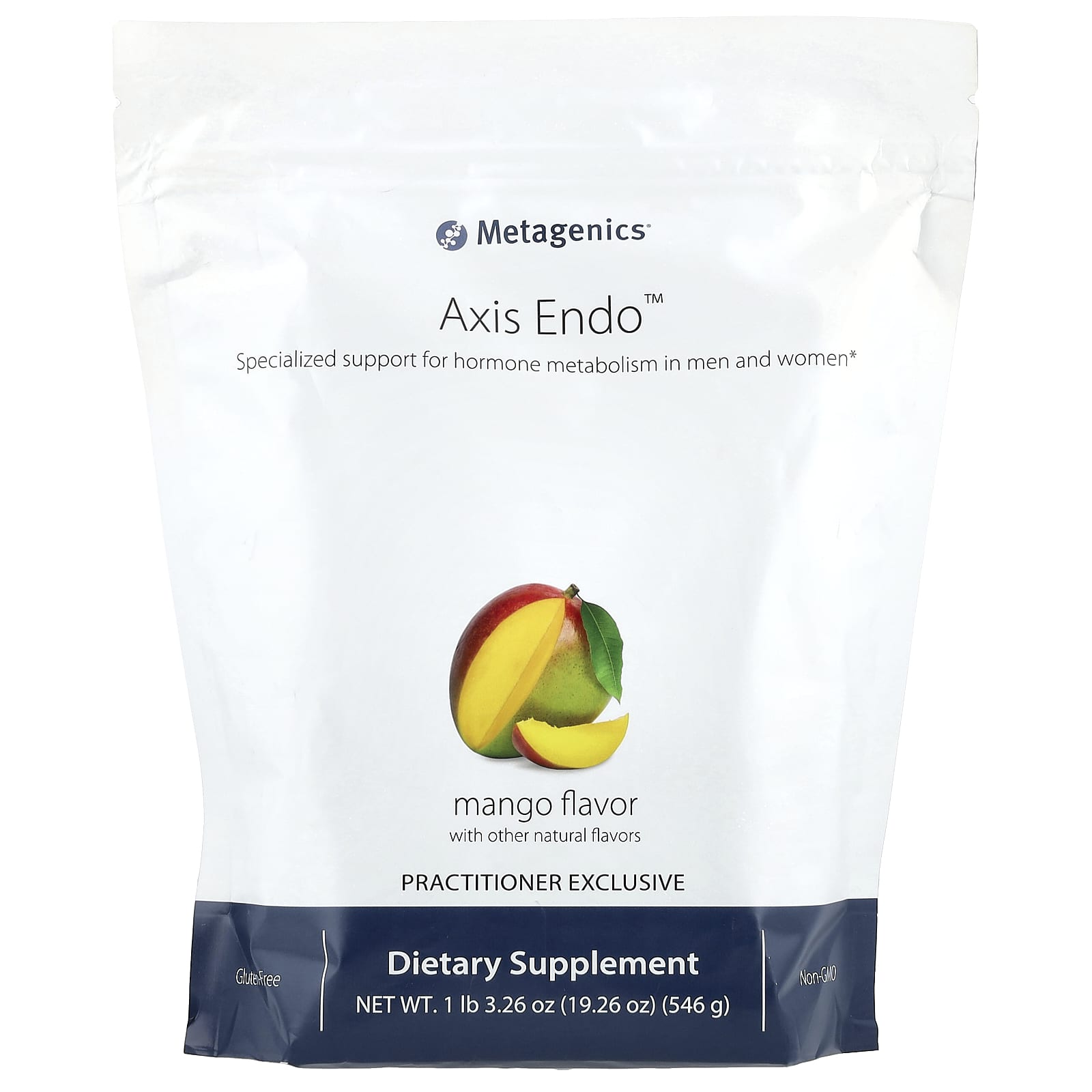 Metagenics, Axis Endo™, Mango , 1 lb 3.26 oz (546 g) - Image 1