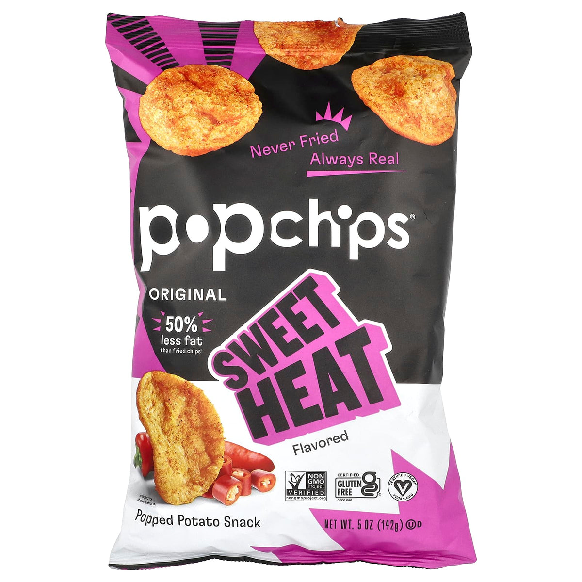 Popchips, Original, Sweet Heat, 5 oz (142 g) - Image 1