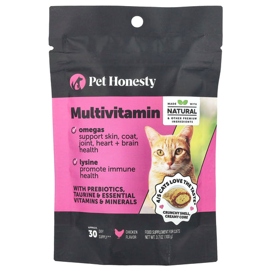 Pet Honesty, Multivitamin, For Cats, Chicken, 3.7 oz (100 g) - Image 1