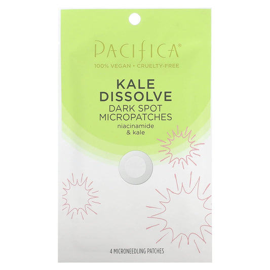 Pacifica, Kale Dissolve, Dark Spot Micropatches, 4 Microneedling Patches - Image 1