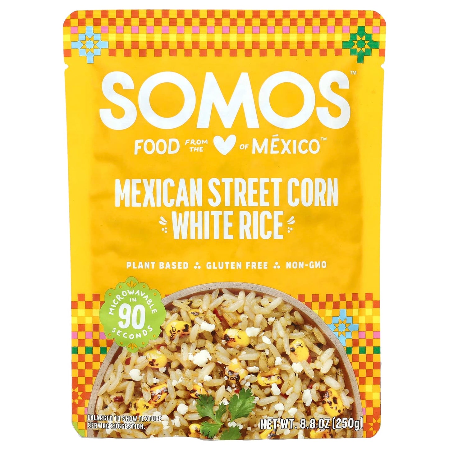 Somos, Mexican Street Corn White Rice, Mild, 8.8 oz (25 g) - Image 1