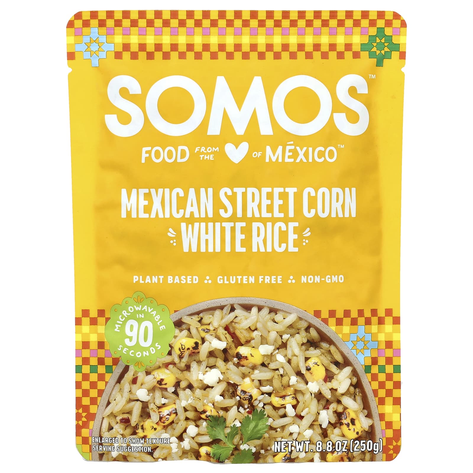 Somos, Mexican Street Corn White Rice, Mild, 8.8 oz (25 g) - Image 1