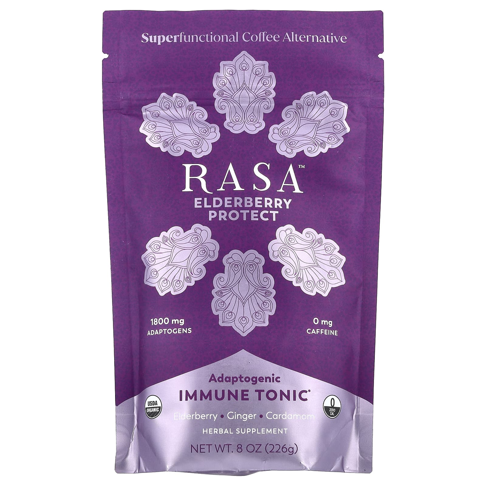 Rasa, Adaptogenic Immune Tonic, Elderberry Protect, 8 oz (226 g) - Image 1