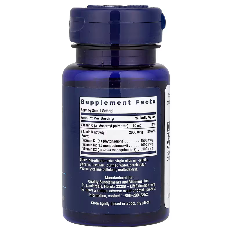 Life Extension, Super K, 90 Softgels, Expiry: 2026