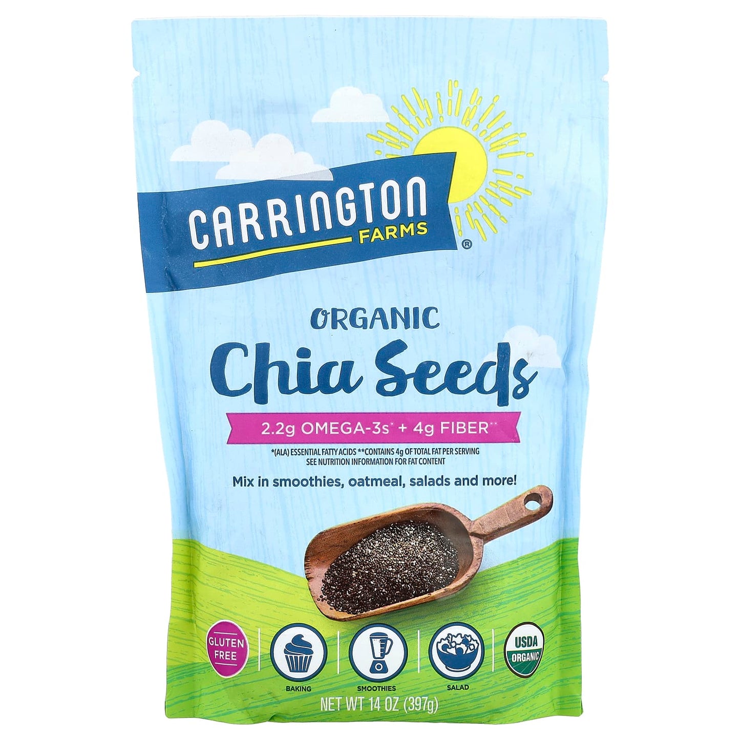 Boost Your Day with Carrington Farms Organic Chia Seeds - Image 1