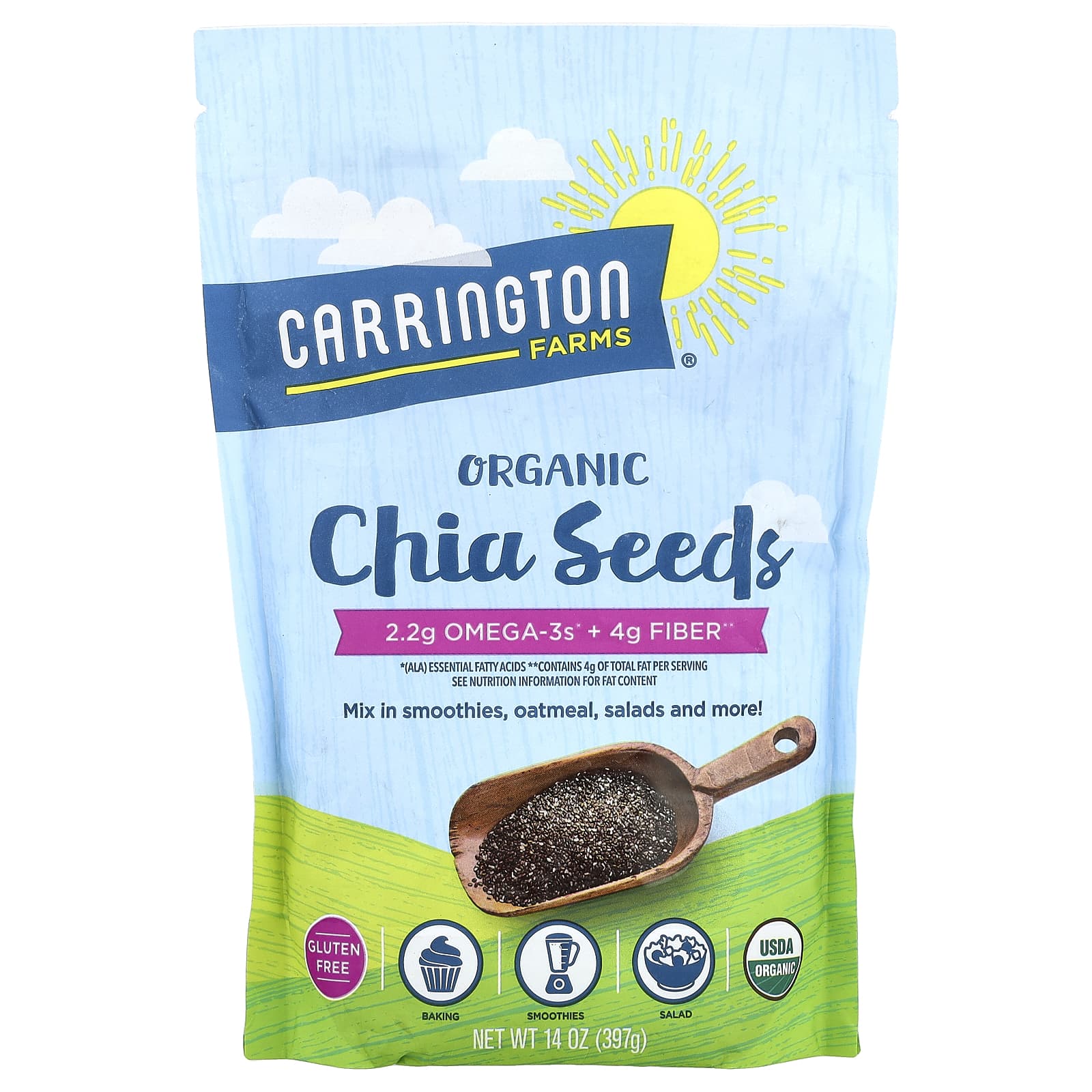 Boost Your Day with Carrington Farms Organic Chia Seeds - Image 1