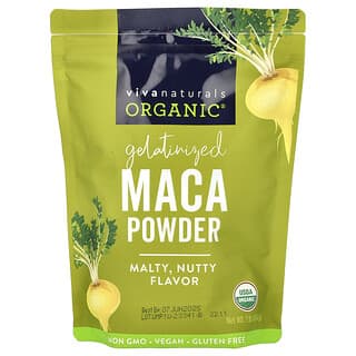 Viva Naturals Organic Gelatinized Maca Powder - 1 lb (454g)
