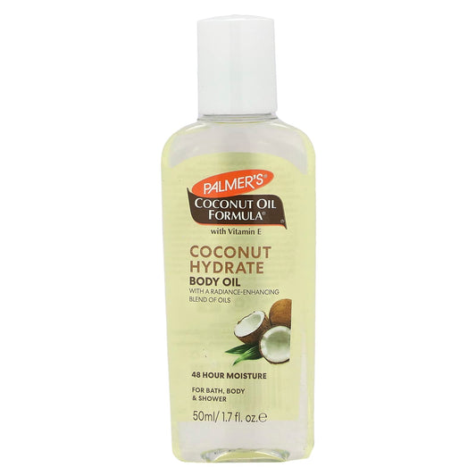 Palmer's, Coconut Oil Formula® with Vitamin E, Coconut Hydrate Body Oil, 1.7 fl oz (50 ml) - Image 1