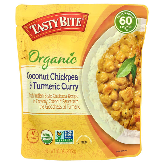 Tasty Bite, Organic Coconut Chickpea & Turmeric Curry, 10 oz (285 g) - Image 1
