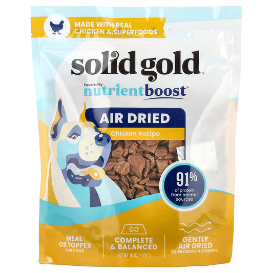 Solid Gold, Air Dried Meal or Topper, For Dogs, Chicken Recipe, 16 oz (454 g) - Image 1