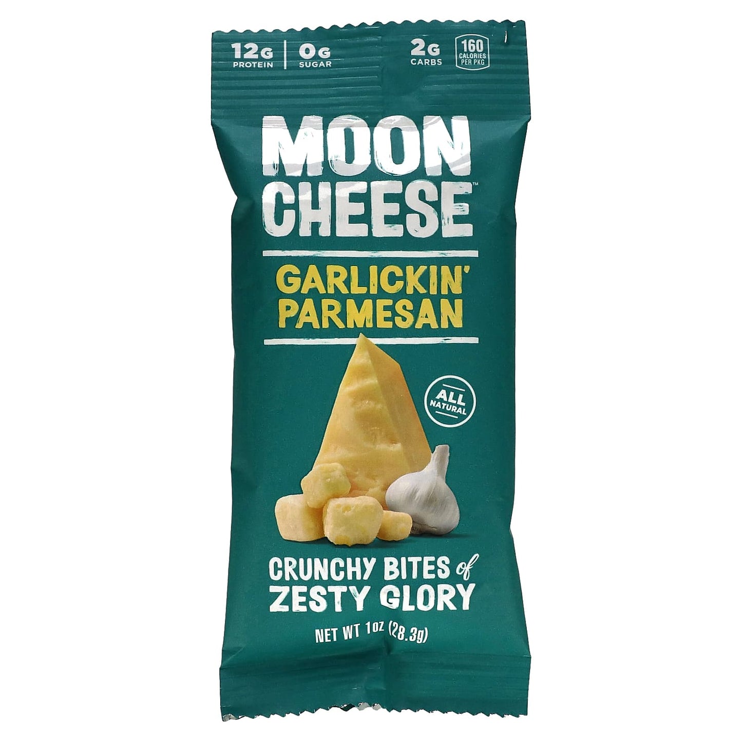 Moon Cheese, Garlickin' Parmesan, 1 oz (28.3 g) - Image 1