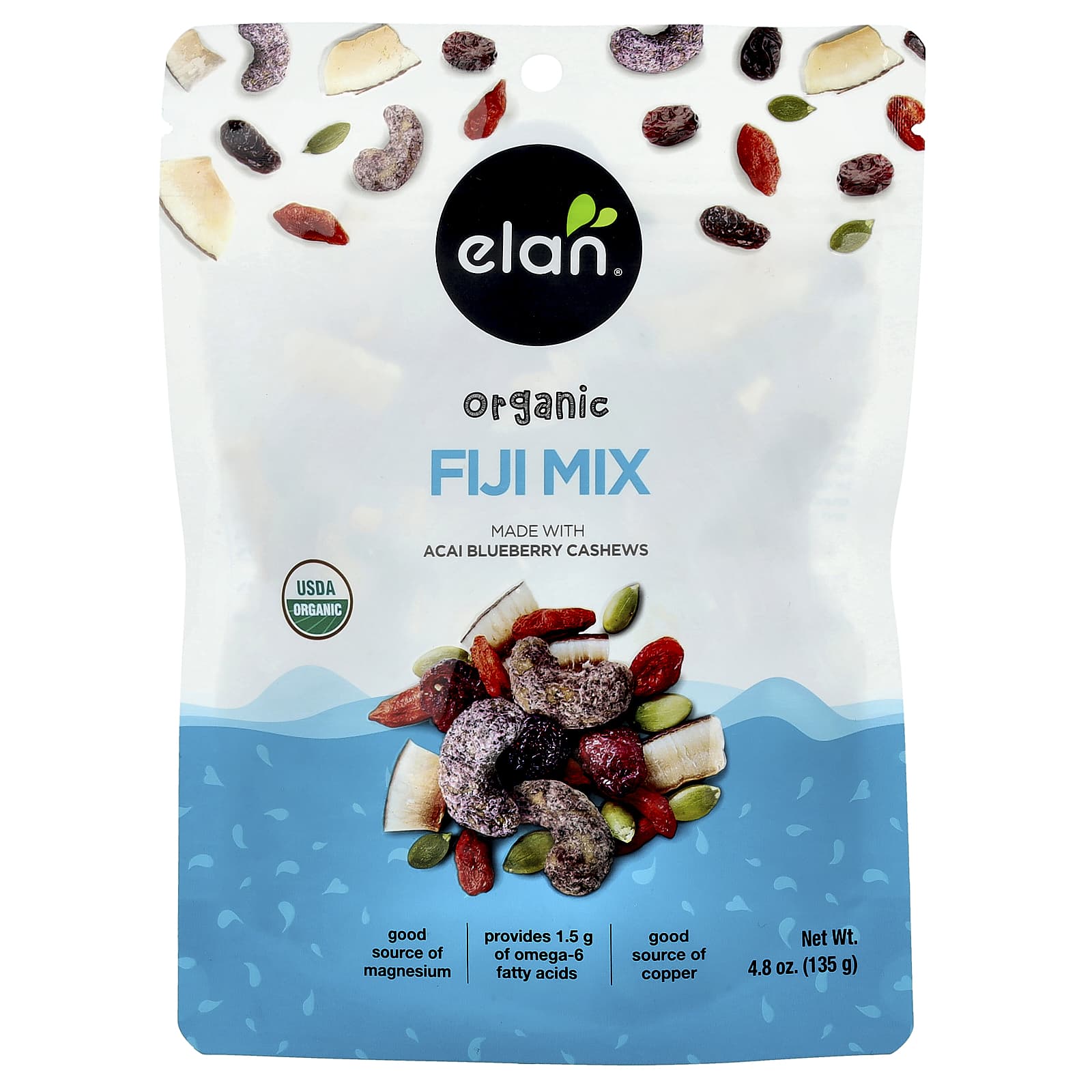 Organic Fiji Mix Snack by Elan - Wholesome Nutrition in Every Bite - Image 1