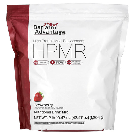 Bariatric Strawberry High Protein Meal Replacement, Gluten-Free & Lactose-Sensitive - Image 1