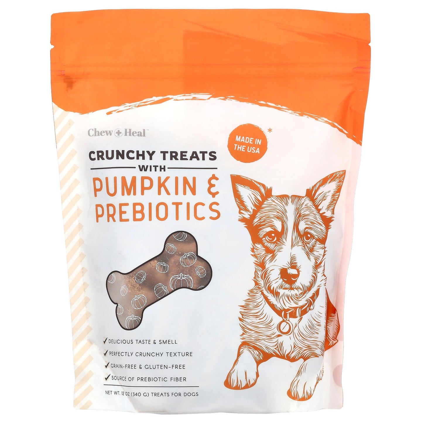 Pumpkin & Prebiotics Crunchy Treats for Dogs - Healthy Digestion & Delicious Taste - Image 1