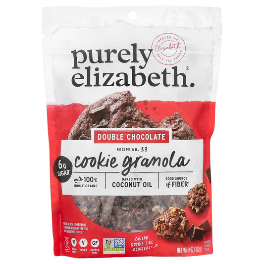 Purely Elizabeth, Cookie Granola, Double Chocolate, 11 oz (312 g) - Image 1