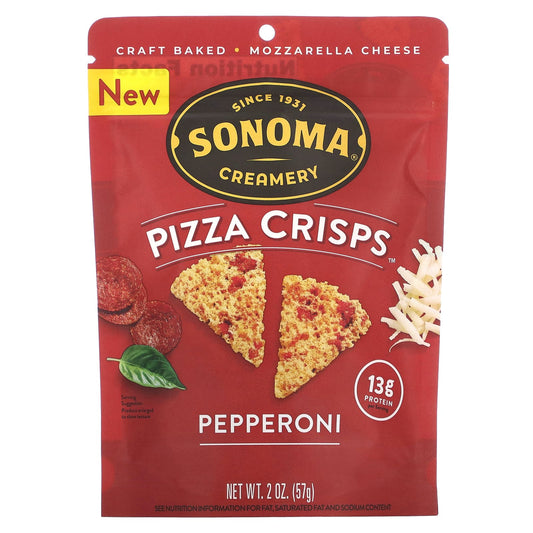 Sonoma Creamery, Pizza Crisps, Pepperoni, 2 oz (57 g) - Image 1