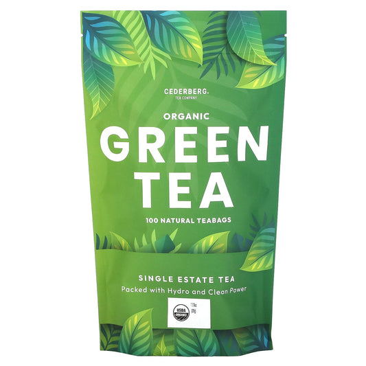 Cederberg Organic Green Tea - 100% Non-GMO, USDA Certified - Image 1