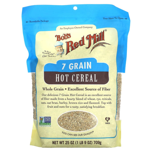 Whole Grain 7 Grain Hot Cereal by Bob's Red Mill, 1 lb 9 oz (709 g) - Image 1