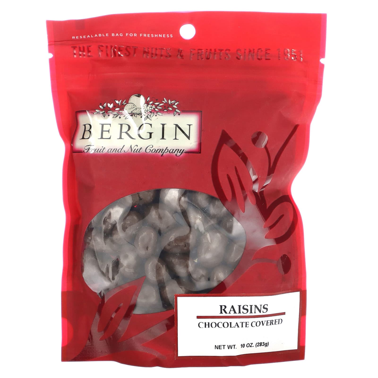 Chocolate Covered Raisins by Bergin Fruit & Nut Co. - 10 oz - Image 1