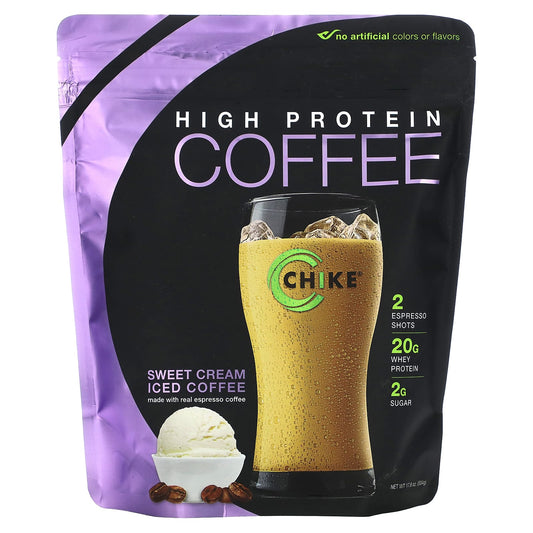 High Protein Iced Coffee with Real Espresso & Whey Protein by Chike Nutrition - Image 1