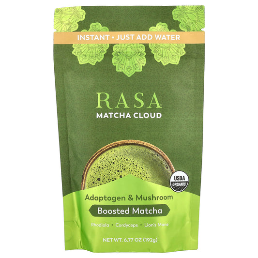 Rasa, Adaptogen & Mushroom Boosted Matcha, Instant, Matcha Cloud, 6.77 oz (192 g) - Image 1