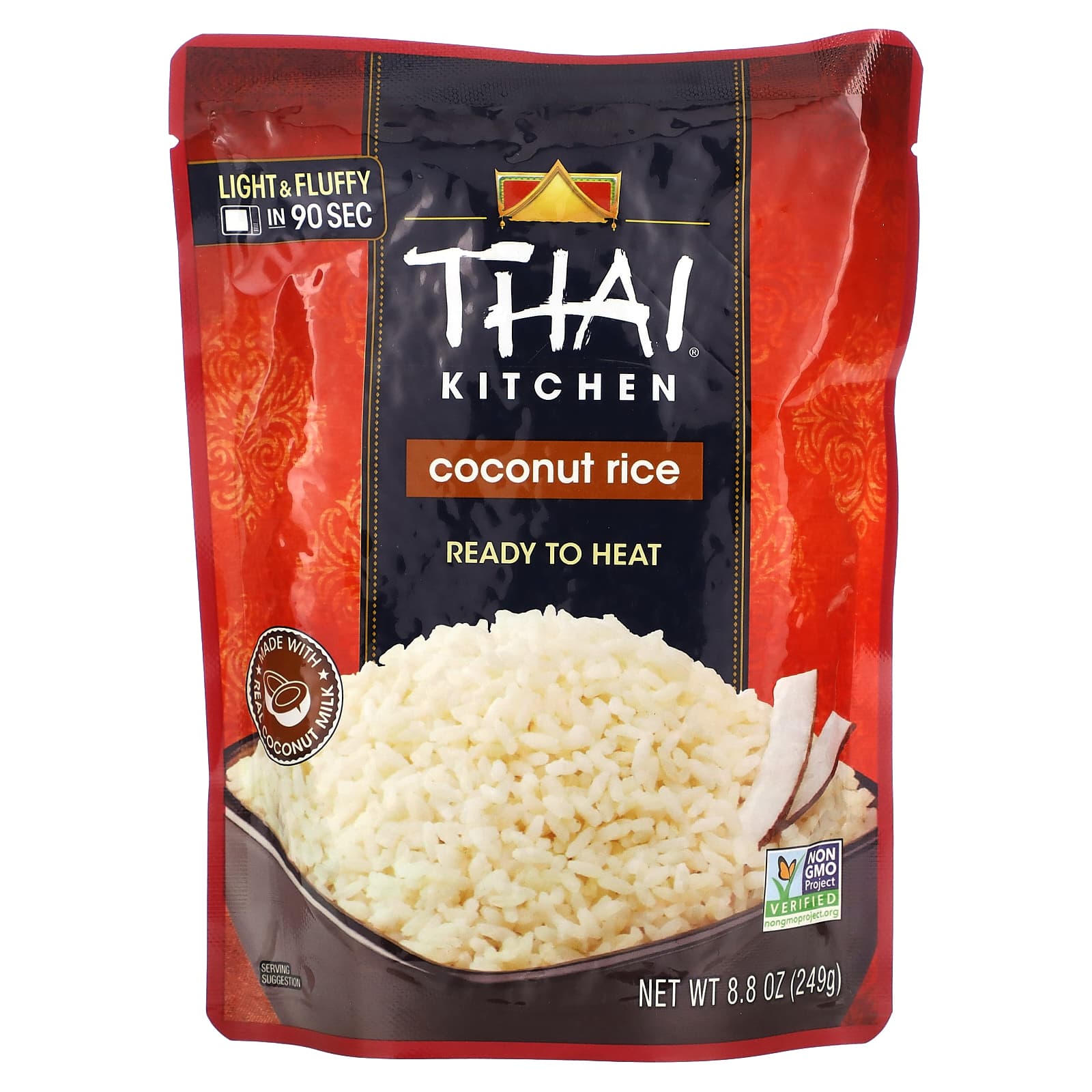 Thai Kitchen, Ready To Heat, Coconut Rice, 8.8 oz (249 g) - Image 1