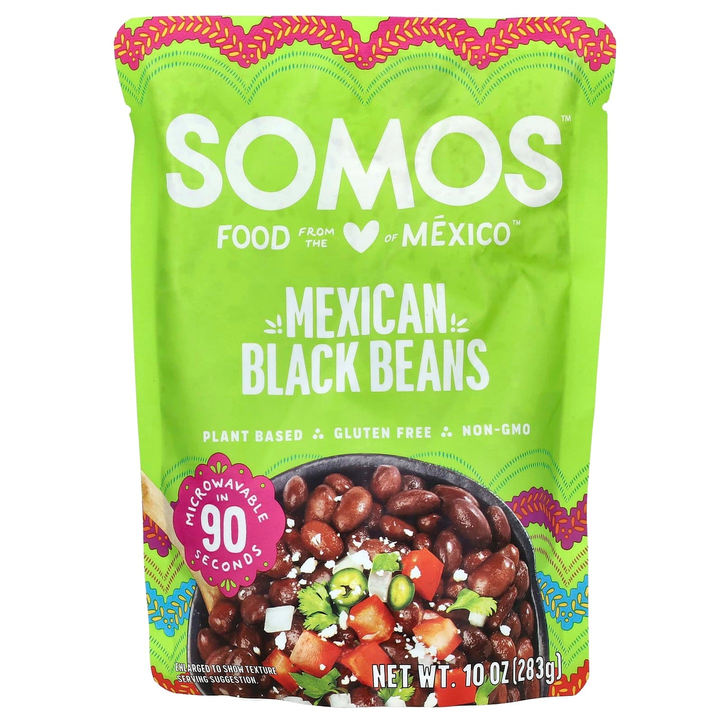 Somos, Mexican Black Beans, 10 oz (283 g) - Image 1