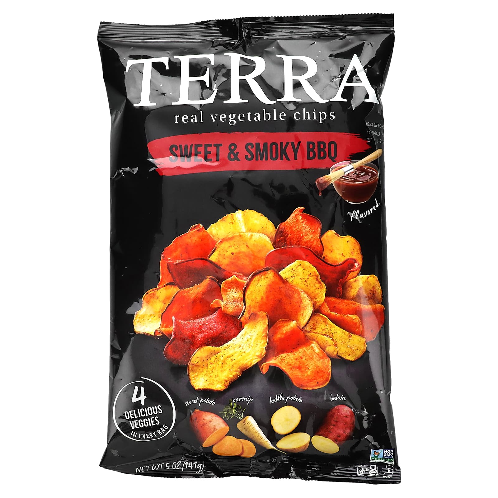 Terra, Real Vegetable Chips, Sweet & Smoky BBQ, 5 oz (141 g) - Image 1