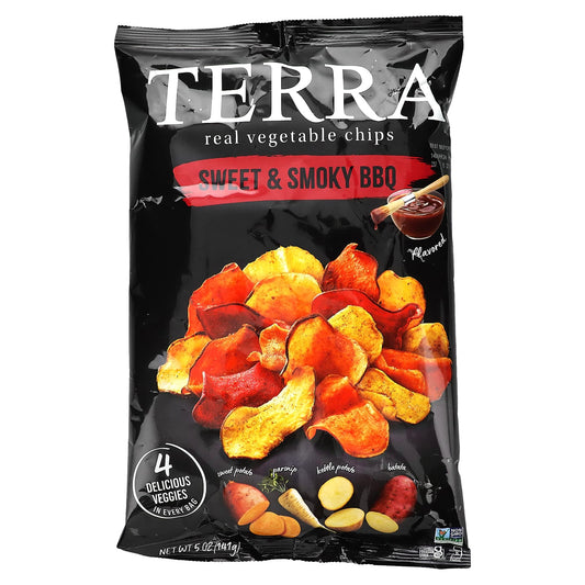 Terra, Real Vegetable Chips, Sweet & Smoky BBQ, 5 oz (141 g) - Image 1