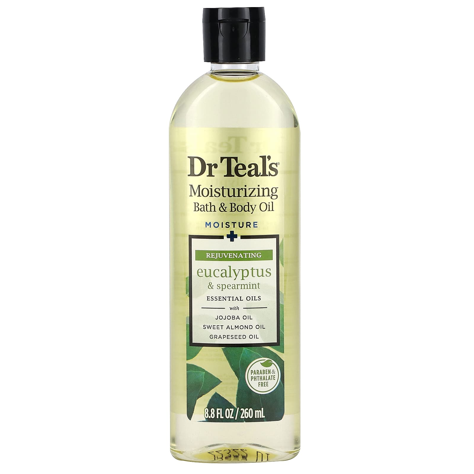 Eucalyptus & Spearmint Moisturizing Bath Oil by Dr. Teal's - 8.8 fl oz - Image 1